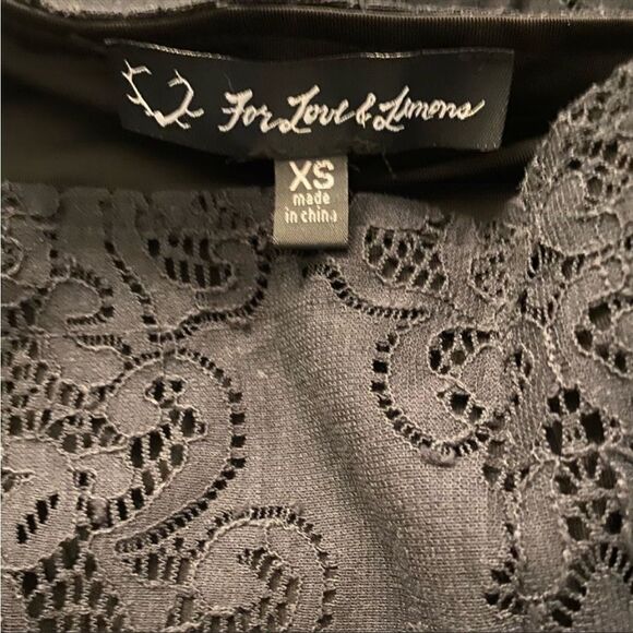 NWOT For Love and Lemons Midnight Lace High Waisted Mini Skirt - Picture 3 of 11